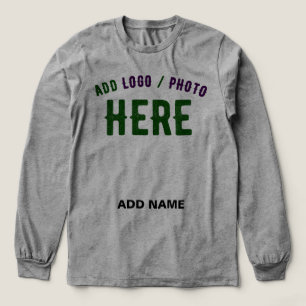 CAMISETA TRIBLENDA PERSONALIZABLE MODERNO ELEGANTE ASH VERIFICADO MAR