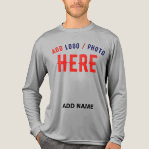 CAMISETA TRIBLENDA PERSONALIZABLE MODERNO ELEGANTE ASH VERIFICADO MAR