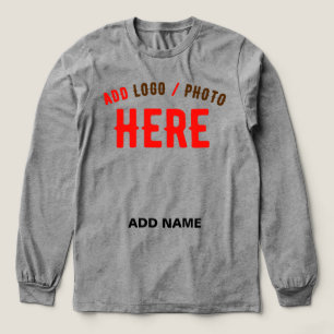 CAMISETA TRIBLENDA PERSONALIZABLE MODERNO ELEGANTE ASH VERIFICADO MAR