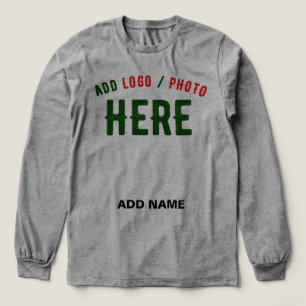 CAMISETA TRIBLENDA PERSONALIZABLE MODERNO ELEGANTE ASH VERIFICADO MAR