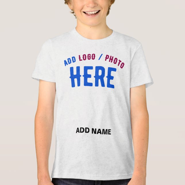 CAMISETA TRIBLENDA PERSONALIZABLE MODERNO ESTILO BLANCO VERIFICADO MA (Anverso)