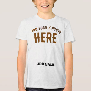 CAMISETA TRIBLENDA PERSONALIZABLE MODERNO ESTILO BLANCO VERIFICADO MA