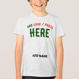 CAMISETA TRIBLENDA PERSONALIZABLE MODERNO ESTILO BLANCO VERIFICADO MA