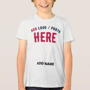 CAMISETA TRIBLENDA PERSONALIZABLE MODERNO ESTILO BLANCO VERIFICADO MA