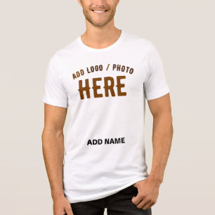 CAMISETA TRIBLENDA PERSONALIZABLE MODERNO ESTILO BLANCO VERIFICADO MA