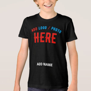 CAMISETA TRIBLENDA PERSONALIZABLE MODERNO ESTILO NEGRO VERIFICADO MAR