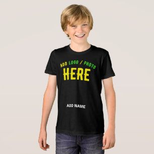 CAMISETA TRIBLENDA PERSONALIZABLE MODERNO ESTILO NEGRO VERIFICADO MAR