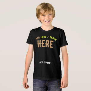 CAMISETA TRIBLENDA PERSONALIZABLE MODERNO ESTILO NEGRO VERIFICADO MAR