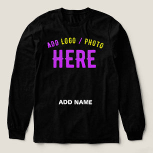 CAMISETA TRIBLENDA PERSONALIZABLE MODERNO ESTILO NEGRO VERIFICADO MAR