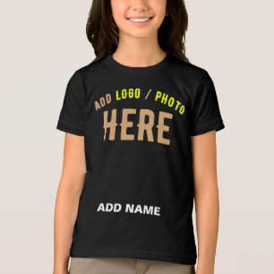 CAMISETA TRIBLENDA PERSONALIZABLE MODERNO ESTILO NEGRO VERIFICADO MAR