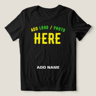 CAMISETA TRIBLENDA PERSONALIZABLE MODERNO ESTILO NEGRO VERIFICADO MAR