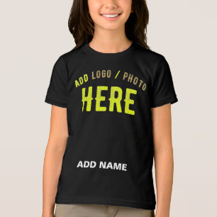 CAMISETA TRIBLENDA PERSONALIZABLE MODERNO ESTILO NEGRO VERIFICADO MAR