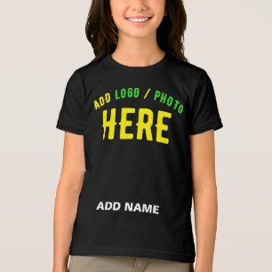 CAMISETA TRIBLENDA PERSONALIZABLE MODERNO ESTILO NEGRO VERIFICADO MAR