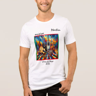Camiseta Triblenda personalizable "Música"