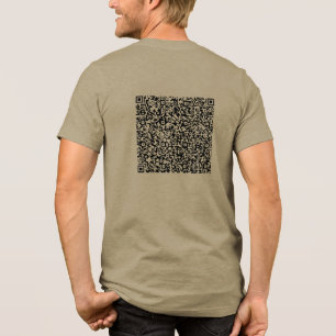 Camiseta Triblenda Personalizado Análisis de código QR Diseño persona