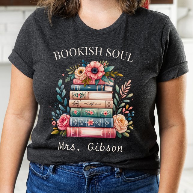 Camiseta Triblenda Personalizado Bookish Soul Book Lover Gift Bookwor (Subido por el creador)