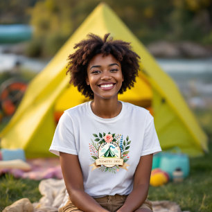 Camiseta Triblenda Personalizado Camp Bride Bachelorette