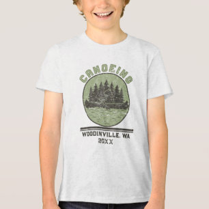 Camiseta Triblenda Personalizado Canoeing Lover Canogue Location Nomb
