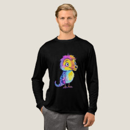 Camiseta Triblenda Personalizado colorido Lizard Carácter de pájaro