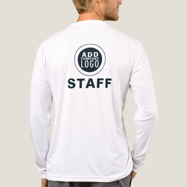 Camiseta Triblenda Personalizado de empleados con logotipo profesiona (Reverso )