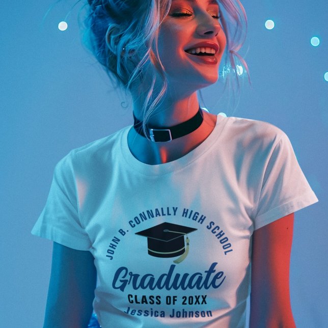 Camiseta Triblenda Personalizado de Graduación Azul 2025 (Subido por el creador)