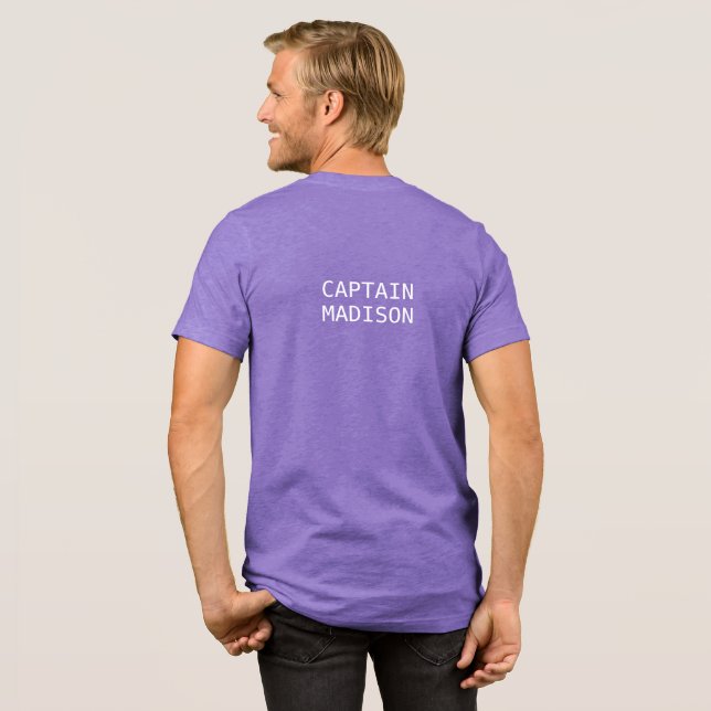 Camiseta Triblenda Personalizado de nombre personalizado #sailing (o  (Detrás Completo)