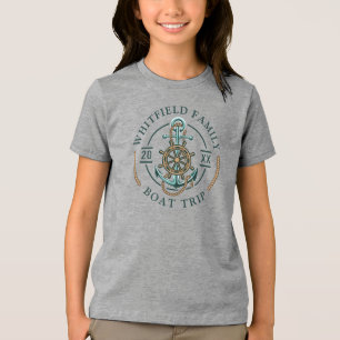 Camiseta Triblenda Personalizado de vacaciones coincidente de viaje e