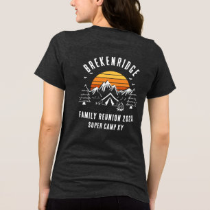 Camiseta Triblenda Personalizado de vacaciones de camping de reunión