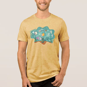 Camiseta Triblenda Personalizado de vida marina