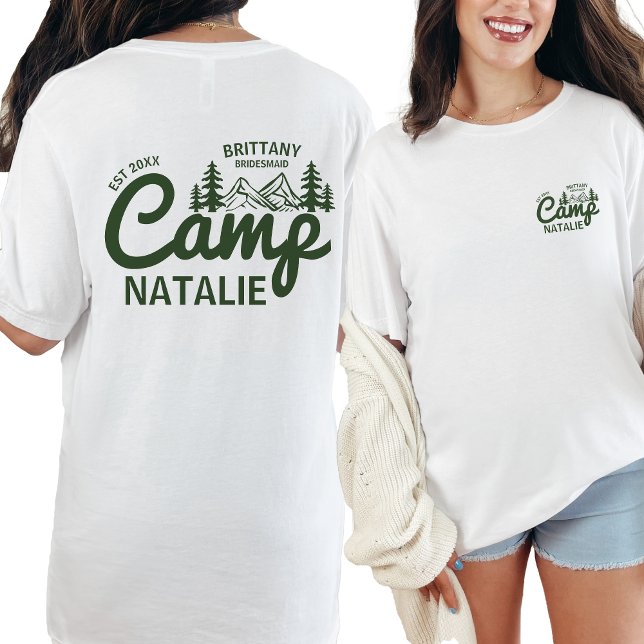 Camiseta Triblenda Personalizado del partido Bachelorette de Camp Bac (Subido por el creador)