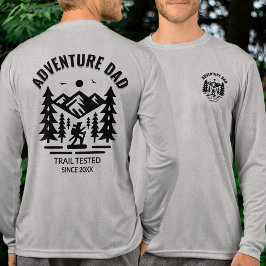 Camiseta Triblenda Personalizado Deportivo Gray Long Sleeve Adventure