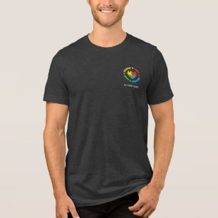 Camiseta Triblenda Personalizado Enseñar Amar Esperanza Inspirar Auti