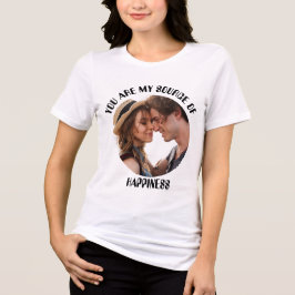 Camiseta Triblenda Personalizado, eres mi fuente de felicidad.