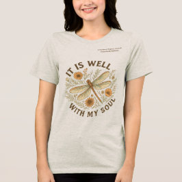 Camiseta Triblenda Personalizado "Está Bien Con Mi Alma" Boho Dragonf