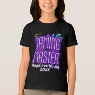 Camiseta Triblenda Personalizado Maestro de juegos para el nombre de 