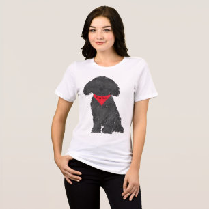 Camiseta Triblenda Personalizado personalizada Cute Labradoodle Puppy