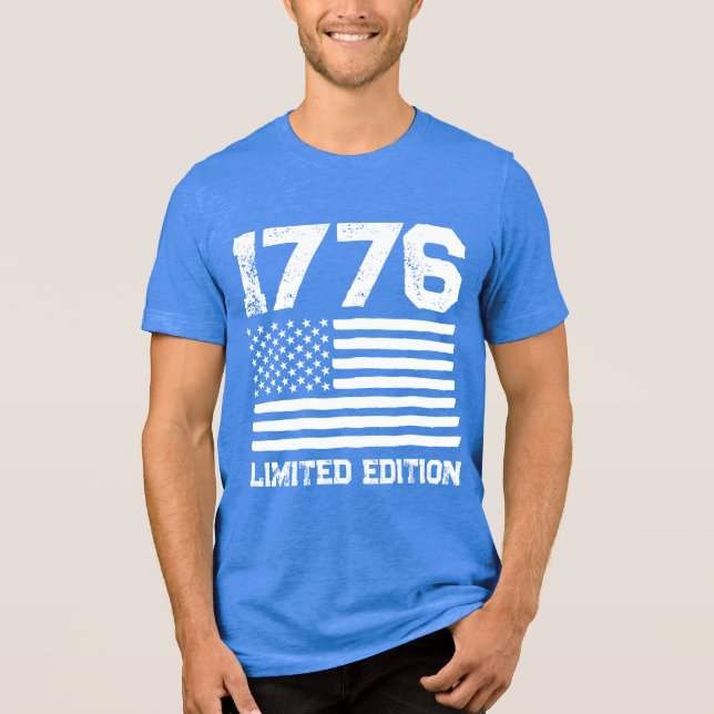 Camiseta Triblenda PERSONALIZADO personalizado editable con bandera d (Anverso)