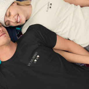 Camiseta Triblenda Personalizado Romano Numeral Fecha Aniversario Ver