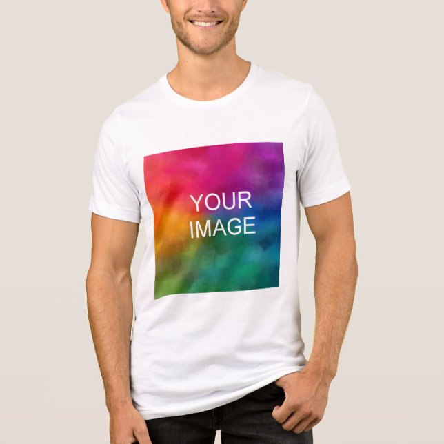 Camiseta Triblenda Personalizado Subir Su Propia Foto Comprar Mentes  (Anverso)