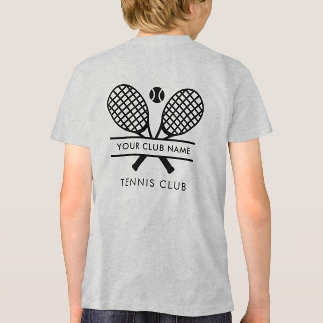 Camiseta Triblenda Personalizado Tennis Club Nombre Equipo Jugadores  (Reverso )