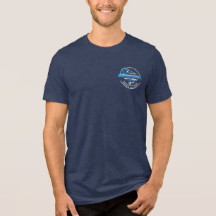 Camiseta Triblenda Personalizar lavado de auto móvil detailing azul n