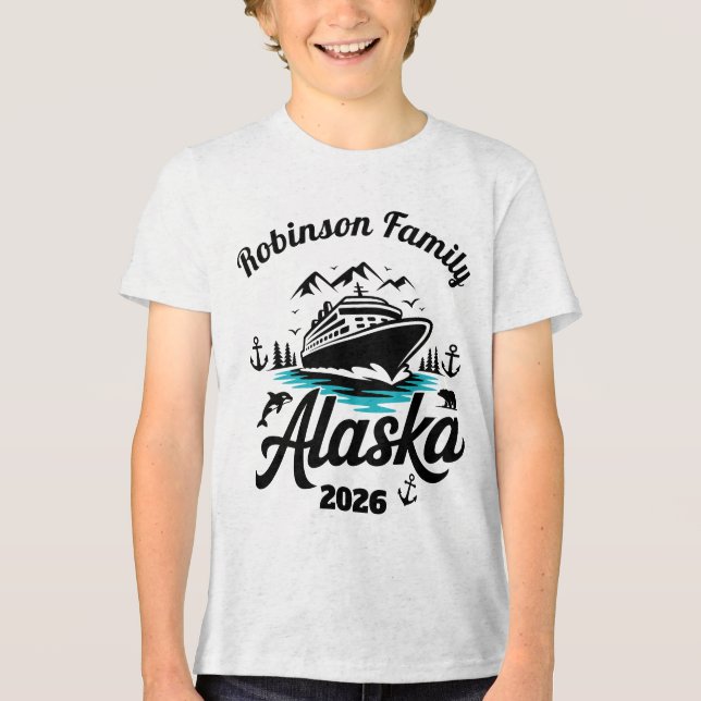 Camiseta Triblenda Personalized Alaska Cruise (Anverso)
