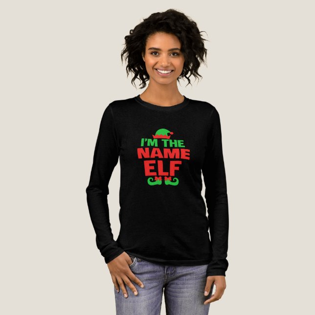 Camiseta Triblenda Personalized Christmas Elf (Anverso Completo)