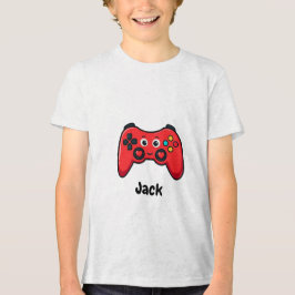 Camiseta Triblenda Personalized Gamer Valentine Shirt for Boys