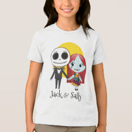 Camiseta Triblenda Pesadilla antes de los Navidades | Jack y Sally Em