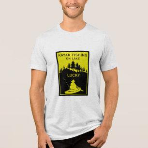 Camiseta Triblenda Pesca Favorita en Kayak en Lago y Río