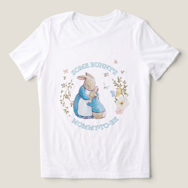 Camiseta Triblenda Peter Mrs Rabbit Beatrix Mommy para ser (Diseño delantero )