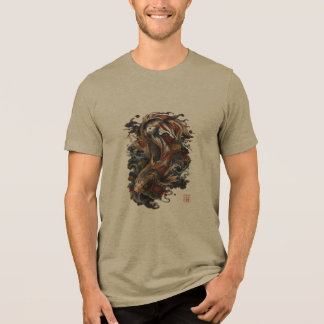 Camiseta Triblenda Pez Koi Japonés | Tatuaje Japonés Tradicional