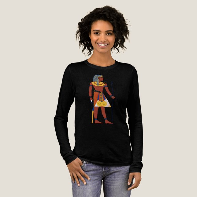 Camiseta Triblenda "Pharaoh Tee Real Egipcio - Historia Femenina St (Anverso Completo)