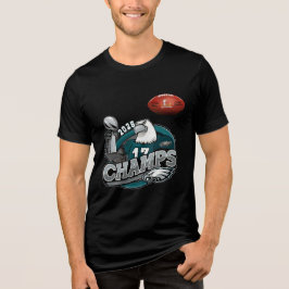 Camiseta Triblenda Philadelphia Eagles 2025 Super Bowl Champions Eagl